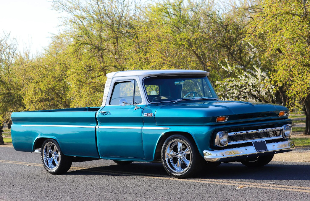 1965 Chevrolet C10 Long-Bed Fleetside Pickup Truck – Muscle Vintage Cars