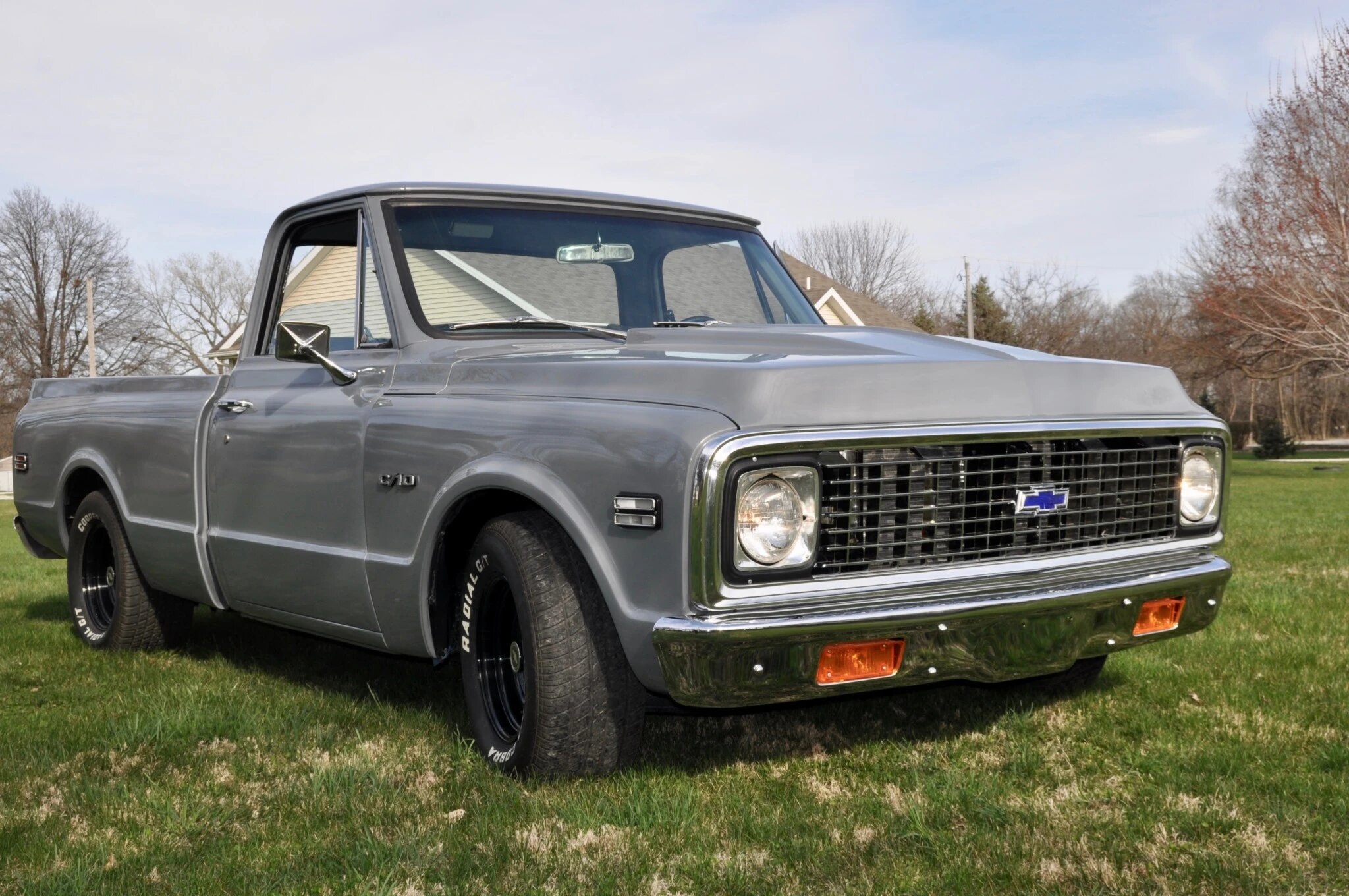 1971 Chevrolet C10 Short-Bed Pickup Truck - Muscle Vintage Cars