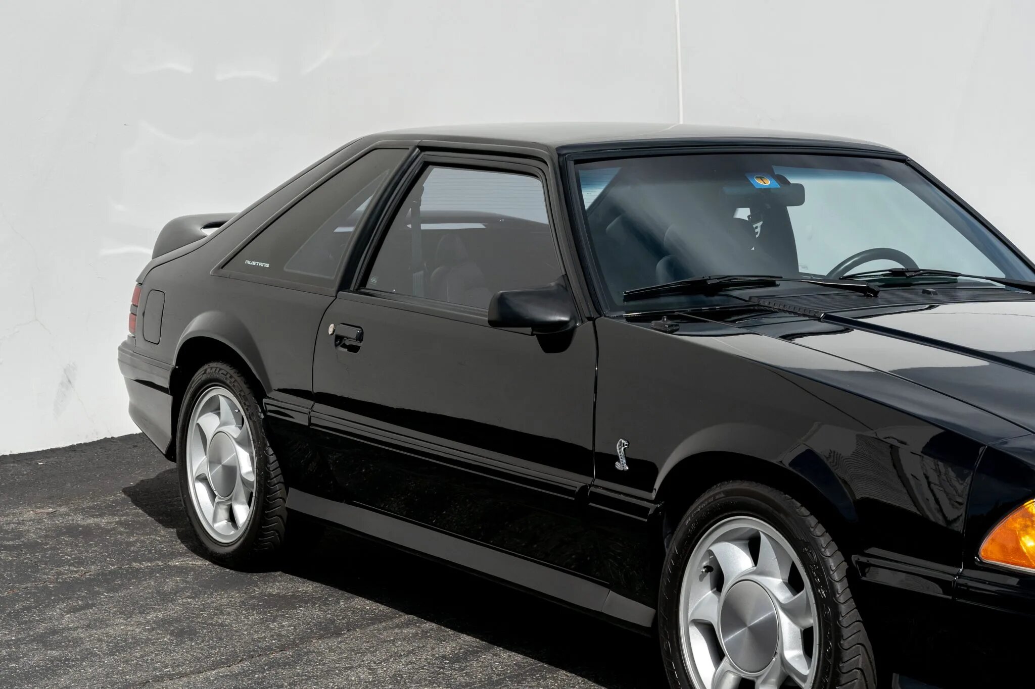 1993 Ford Mustang Svt Cobra Black Muscle Vintage Cars 3482