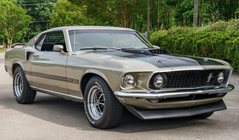 1969 Ford Mustang Mach 1 Lime Gold – Muscle Vintage Cars